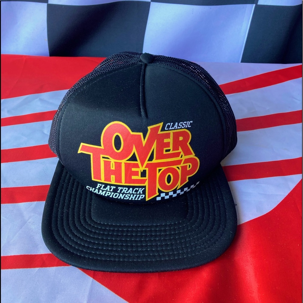 WeBigInc OverTheTop Flat Track Flat bill trucker